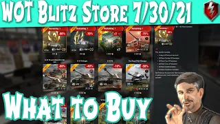 What to Buy in Store July 30, 2021  WOT Blitz  | Littlefinger on World of Tanks Blitz