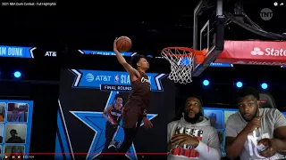 Me And Cash React To 2021 NBA Dunk Contest - Full Highlights