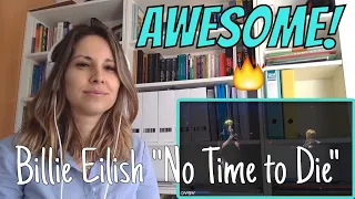 Billie Eilish "No time to die" (Reaction Video)