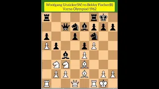 Bobby Fischer's SUPER EXTRAORDINARY Sacrifice shocks opponent!!!! Wonderful Brain