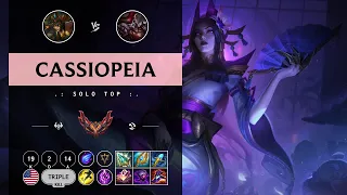 Cassiopeia Top vs Shaco - NA Grandmaster Patch 14.9