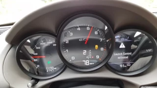 Cayman GTS Fabspeed launch control 0-200 km/h