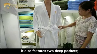 Hotel Velour Bathrobe With Shawl Collar-Shanghai General Textile Co.,Ltd