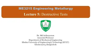 ME3215 L5 Destructive Tests