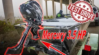 WE GOT A NEW MOTOR! Testing A Used Mercury 3.5 HP Outboard Motor (How To)