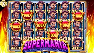 МЕГА ЗАНОС В SUPERMANIA!!!!