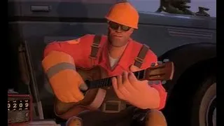 Playing as engineer in tf2 on the ps3