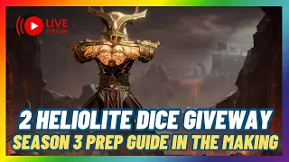 2 Heliolite GIVEAWAY at 8PM - S3 Spreadsheet! | Account Help | 🐉DragonHeir Silent Gods🐉