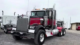 2023 Kenworth W900 with 40k Original Miles. HEAVY HAUL Small Bunk