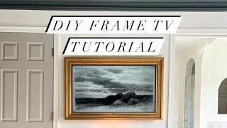 DIY Frame TV Tutorial for under $50