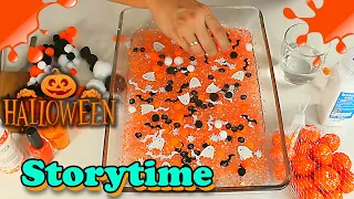 Storytime + SLIME de Halloween 🎃 Slime con historia de fondo REAL - OUIJA -