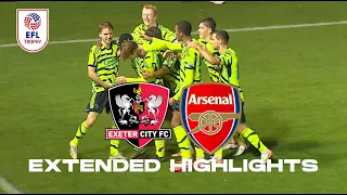 FIVE STAR GUNNERS! | Exeter City v Arsenal U21 EFL Trophy extended highlights