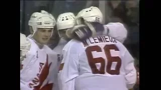 Mario Lemieux Ultimate Winner in Game 3 of 1987 Canada Cup Final (Sept. 15, 1987)