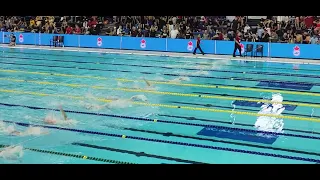 Nicholas makes Olympic Trials Junior Finals! Lane 9 (top of screen) Preliminaries, Toronto Pan Am