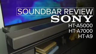 Sony's 2022 Dolby Atmos Soundbar Lineup: HT-A9 vs HT-A7000 vs HT-A5000 Home Theater Packages