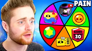 The Brawl Stars WHEEL OF PAIN... (Account Deleted)