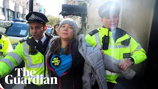 Greta Thunberg arrested after joining hundreds of climate protesters in London