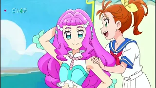 Tropical Rouge Precure - Laura reveals that she is a mermaid