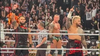 Solo Sikoa & Tama Tonga vs Randy Orton & Kevin Owens STREET FIGHT - WWE BACKLASH 2024