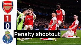 Arsenal Vs Porto Penalty Shootout (4:2) | Champions League