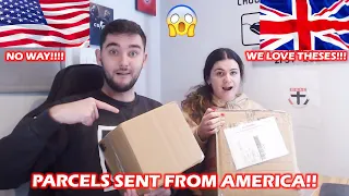 British Couple Open Surprise Parcels From America! (You Guys are so amazing!)