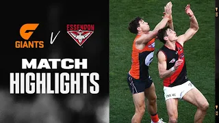 GWS Giants v Essendon Highlights | Round 21, 2022 | AFL