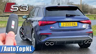 2021 AUDI S3 8Y REVIEW on AUTOBAHN [NO SPEED LIMIT] by AutoTopNL