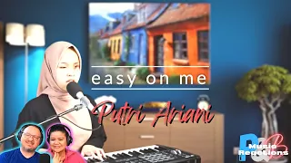 Putri Ariani | "Easy On Me"  (Adele Cover) | Couples Reaction!