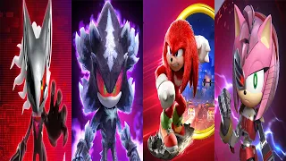 Sonic Forces All Four Max Level Challengers: Infinite vs Mephiles vs Movie Knuckles vs Rusty Rose