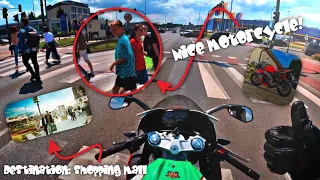 KID LOVES MY RIDE: Aprilia RS4 125 POV Traffic Jam Escape🧒🔥