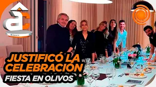 Alberto Fernández volvió a hablar de la fiesta en Olivos: “Ese día entraron más de 100 personas"