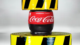 Hydraulic Press 100 Ton VS Coca Cola!! You Won't Believe What Happened