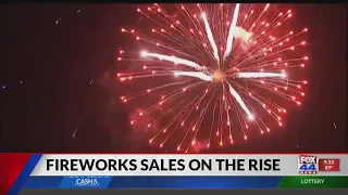 Fireworks sales on the rise during COVID-19 era