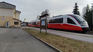 Führerstandsmitfahrt von Aigen Schlägl nach Linz Urfahr auf der Mühlkreisbahn (cab ride , en cabin )