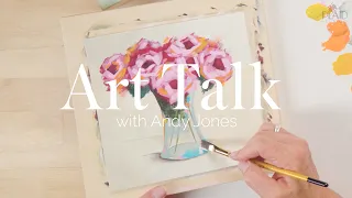 Paint a rose bouquet like an Impressionist!