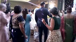 My wife and our daughter are dancing at a family wedding.....