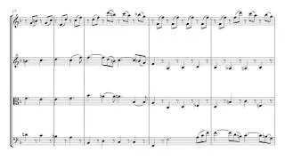 Mozart Lacrimosa | String Quartet Sheet Music