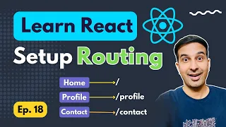 Introduction to React Routing [Ep-18] | React tutorial 2023