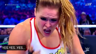 Ronda Rousey, Kurt Angle vs Triple H, Stephanie McMahon_ Wrestlemania 34