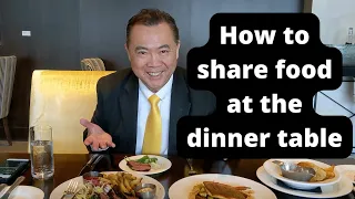 How To Share Food At the Dining Table | Dinner Etiquette | APWASI | Dr. Clinton Lee