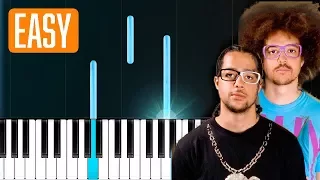 LMFAO - "Party Rock Anthem" 100% EASY PIANO TUTORIAL