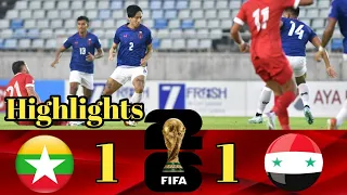 FIFA DAY! Highlights Myanmar vs Syria | FIFA World Cup 2026 Qualifiers