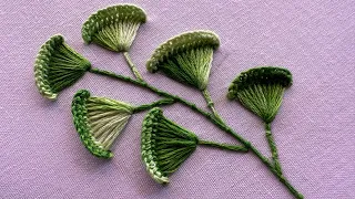 Gorgeous leaf design |hand embroidery designs | embroidery designs