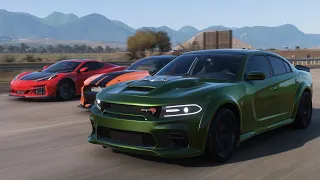 FH5: HIGHWAY ROLL RACING THE 1525HP HELLCAT REDEYE AGAINST OTHER 1000-1750HP MAXED OUT Cars!