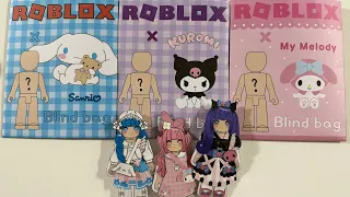 Paper Diy🩵💜🩷로블록스 산리오 코디 블라인드백 Roblox Sanrio Outfits blind bag#로블록스#asmr#papercraft#시나모롤#쿠로미#마이멜로디