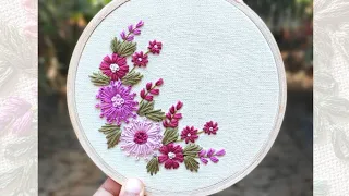 Floral Mini Embroidery Hoop ❤️ Gossamer