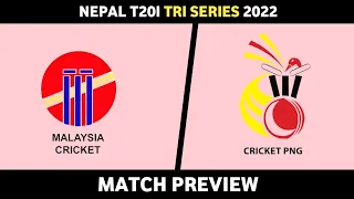 Malaysia vs PNG | Match Preview | Match 2 | Tri Nation Series 2022 | Daily Cricket