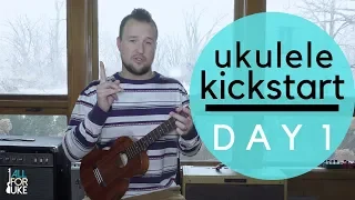 10 Day Ukulele Kickstart |  Day One |  One Finger Ukulele Chords