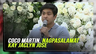 Coco Martin, nagpasalamat kay Jaclyn Jose | ABS-CBN News