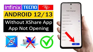 ANDROID 12/13 - All Itel, Tecno, Infinix  FRP Unlock with New Easy Method 🚀2024 (No Need PC)